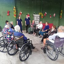 helping out at corteza amarilla