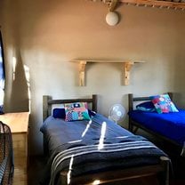 Our room! Yes, NOT a tent!